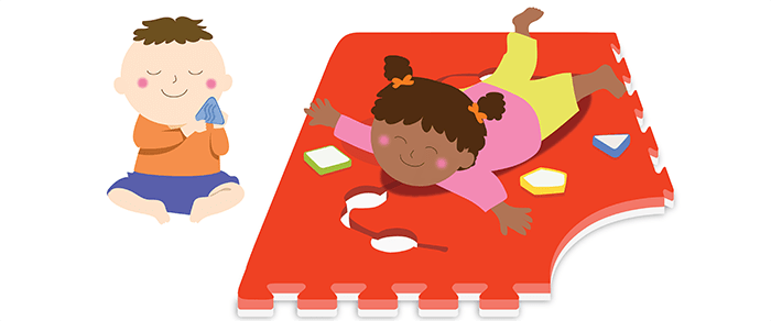 Moje ciało w przestrzeni – zabawy&nbsp;sensoryczne