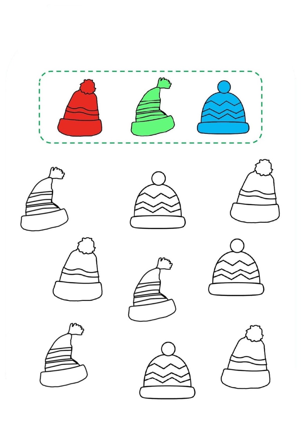 Kształty, kolory – ćwiczenia percepcji&nbsp;wzrokowej