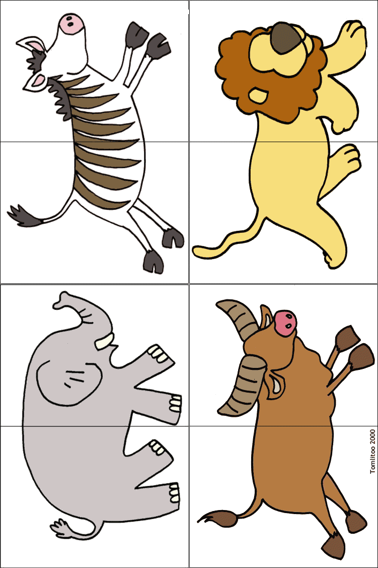 Części ciała zwierząt – żłobkowe zajęcia&nbsp;rozwijające