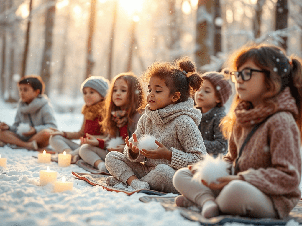 Zimowe medytacje: Scenariusz zajęć mindfulness dla dzieci i&nbsp;uczniów