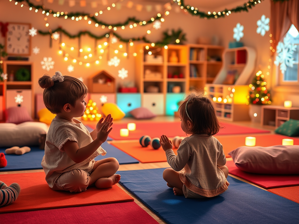 Cisza przed świętami: Relaksacyjne zabawy dla&nbsp;przedszkolaków