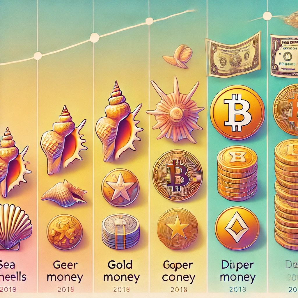 Co to są pieniądze? Od muszelek do cyfrowych&nbsp;monet