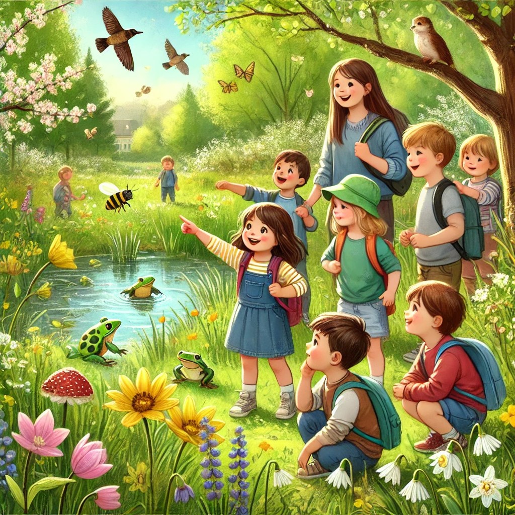 Jakie zwierzęta budzą się na wiosnę? – Rozpoznawanie dźwięków&nbsp;przyrody