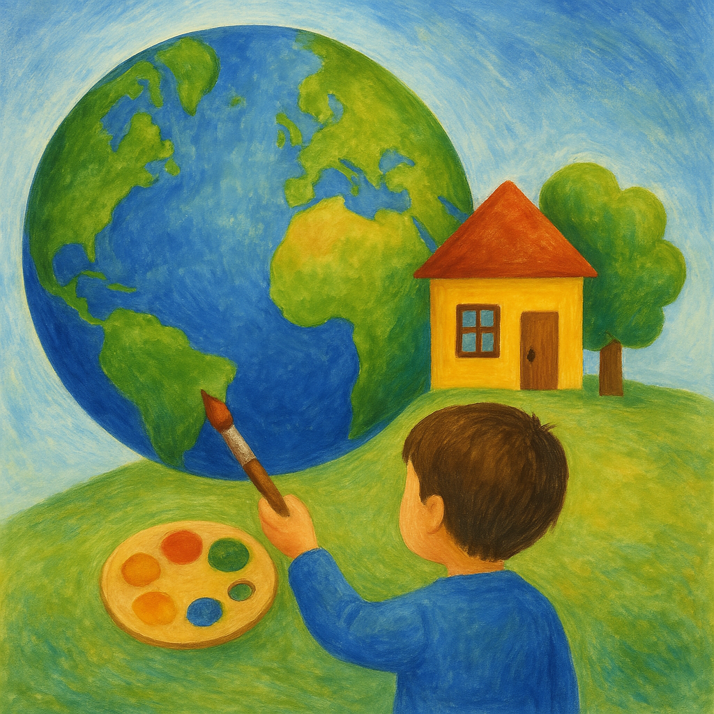 🎨 „Moje miejsce w świecie” – Malowanie świata oczami dziecka z autyzmem – Na Światowy Dzień Akceptacji&nbsp;Autyzmu