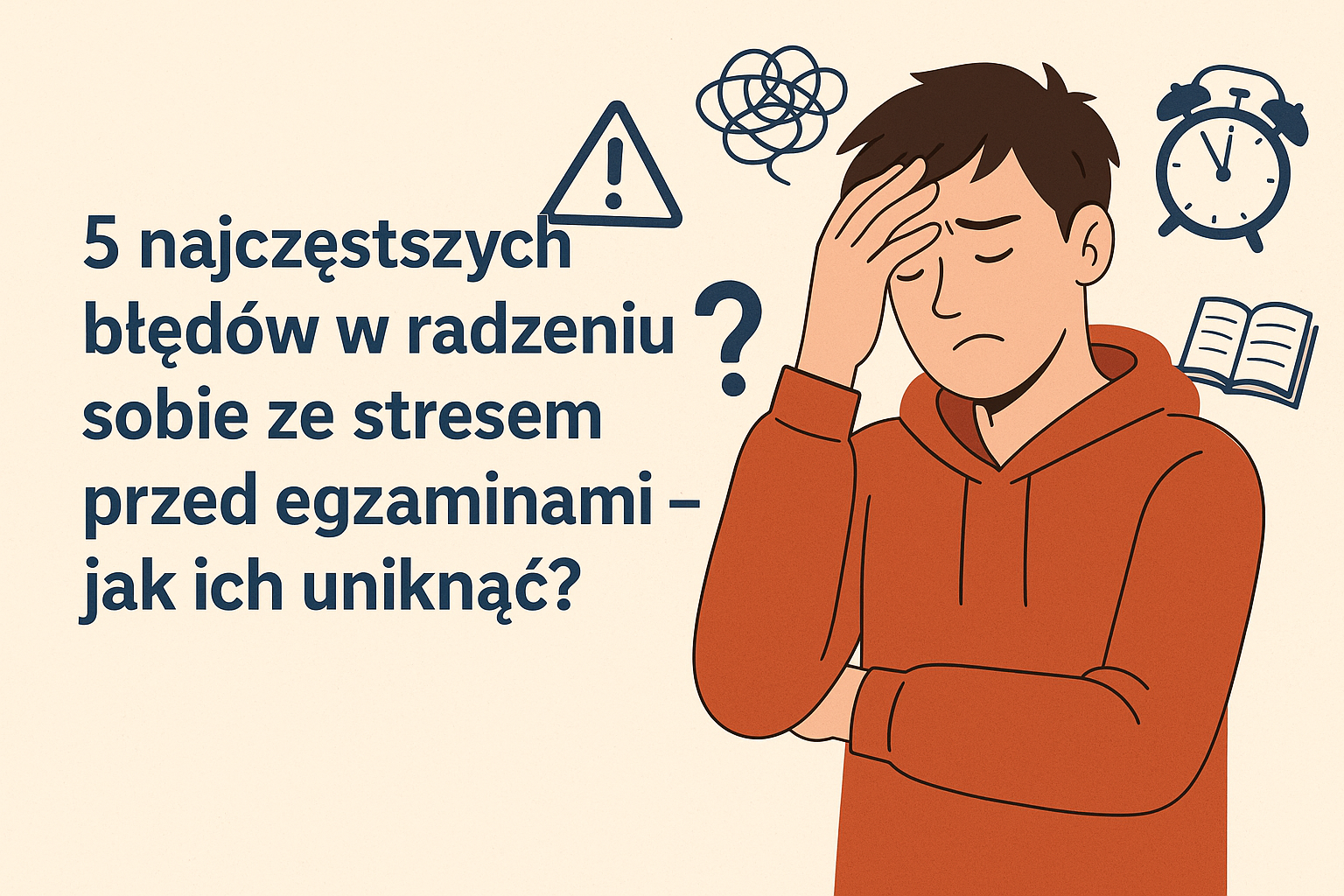 5 najczęstszych błędów w radzeniu sobie ze stresem przed egzaminami – jak ich uniknąć?