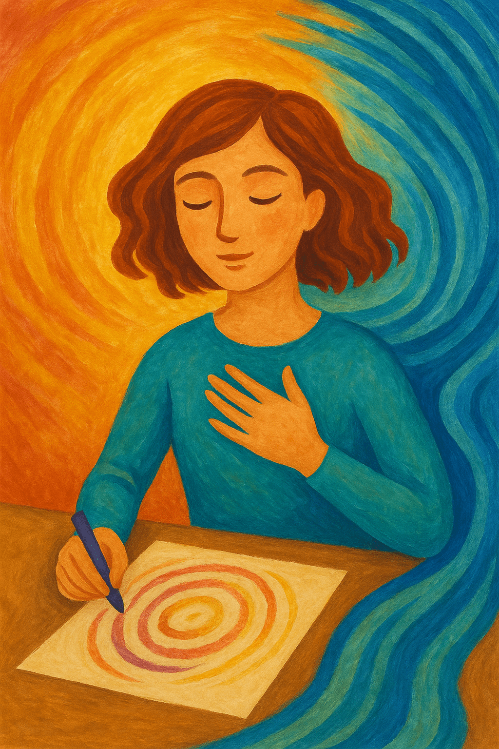 🌀 Emocje w ruchu – jak połączyć taniec, rysunek i oddech w pracy&nbsp;terapeutycznej