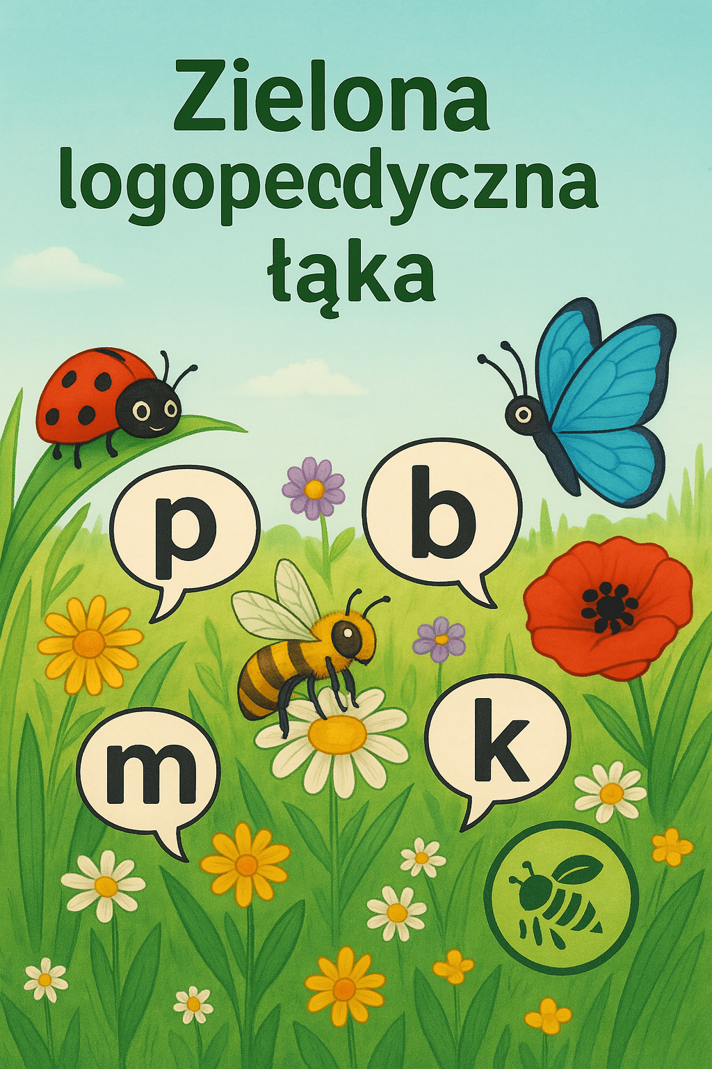 🔹 Zielona logopedyczna&nbsp;łąka