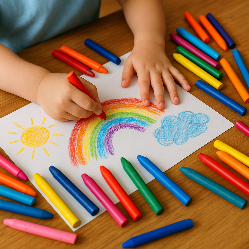 Siła wyobraźni – jak rozwijać kreatywne myślenie u dzieci? Ćwiczenia i zabawy z wyobraźnią twórczą na Dzień&nbsp;Kredki