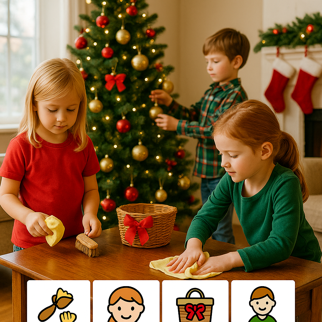 🎄 Świąteczne Porządki – Razem Przygotowujemy Przedszkole na Święta!