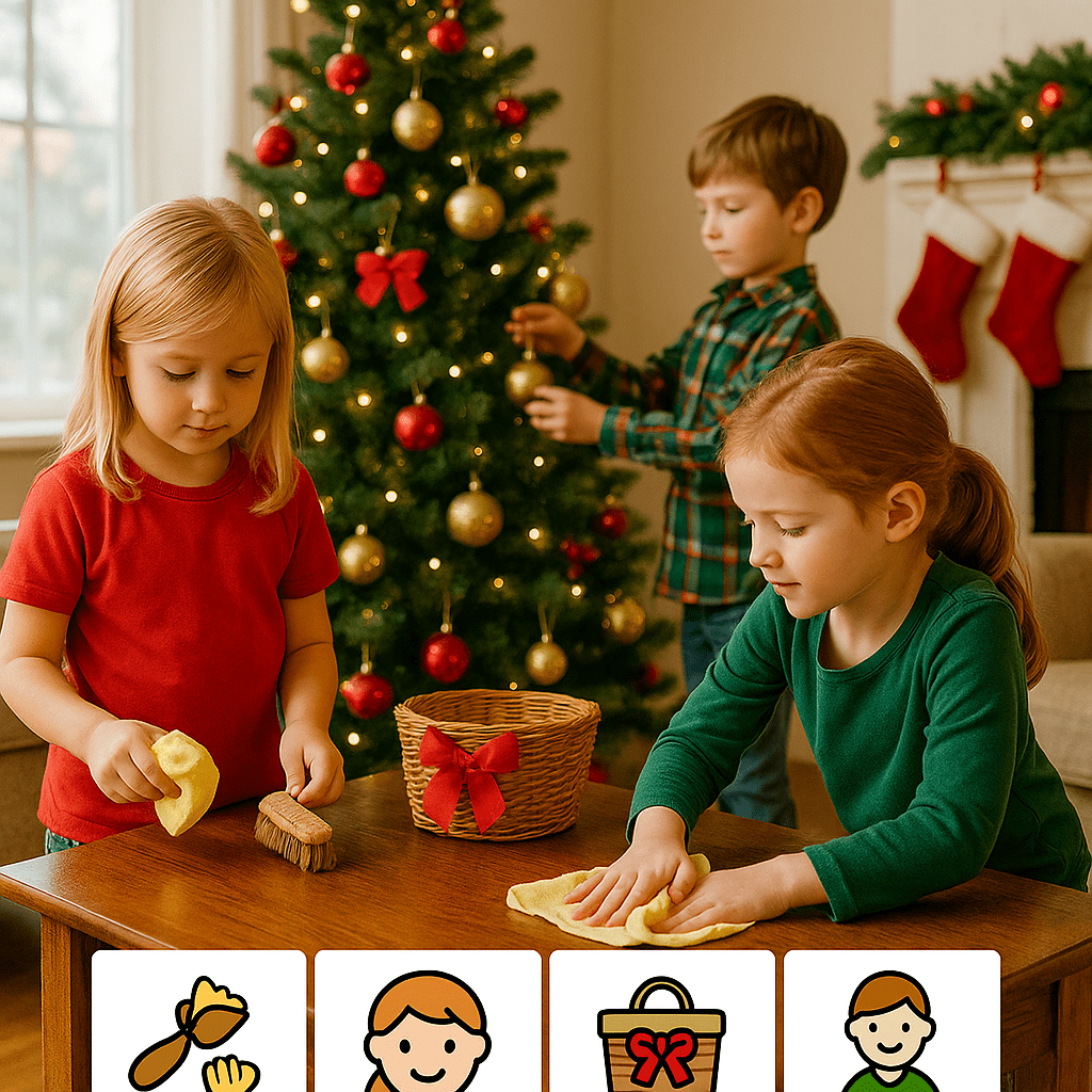 🎄 Świąteczne Porządki – Razem Przygotowujemy Przedszkole na&nbsp;Święta!