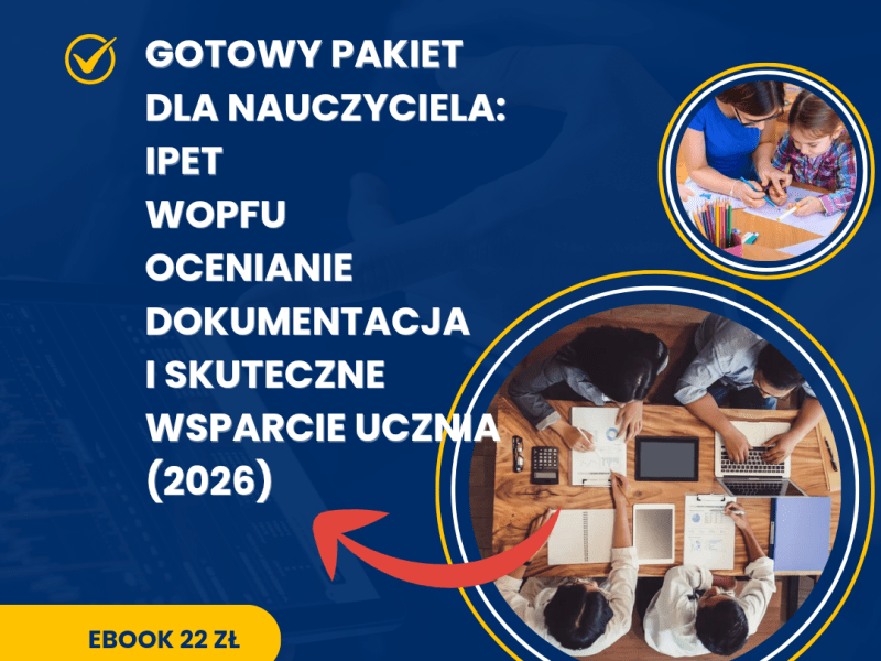 📘 Afazja w szkole – gotowy pakiet dla nauczyciela: IPET, WOPFU, ocenianie, dokumentacja i skuteczne wsparcie ucznia (2026) eBook 22&nbsp;zł
