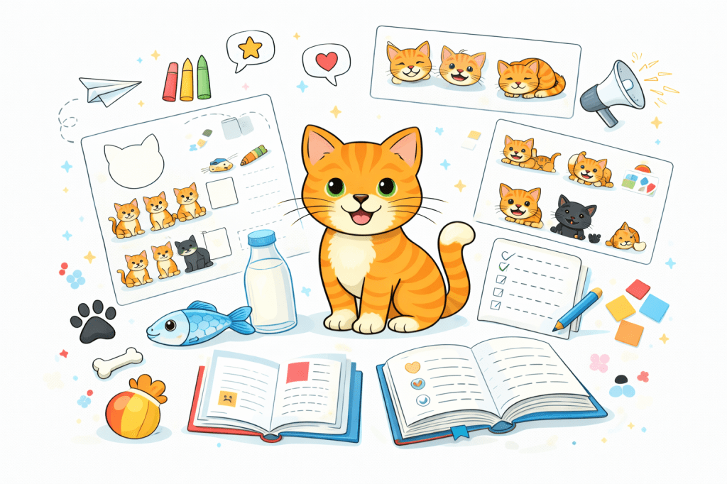 🐱 Scenariusz zajęć: „Kocia Przygoda – zmysły, kreatywność i&nbsp;ruch”