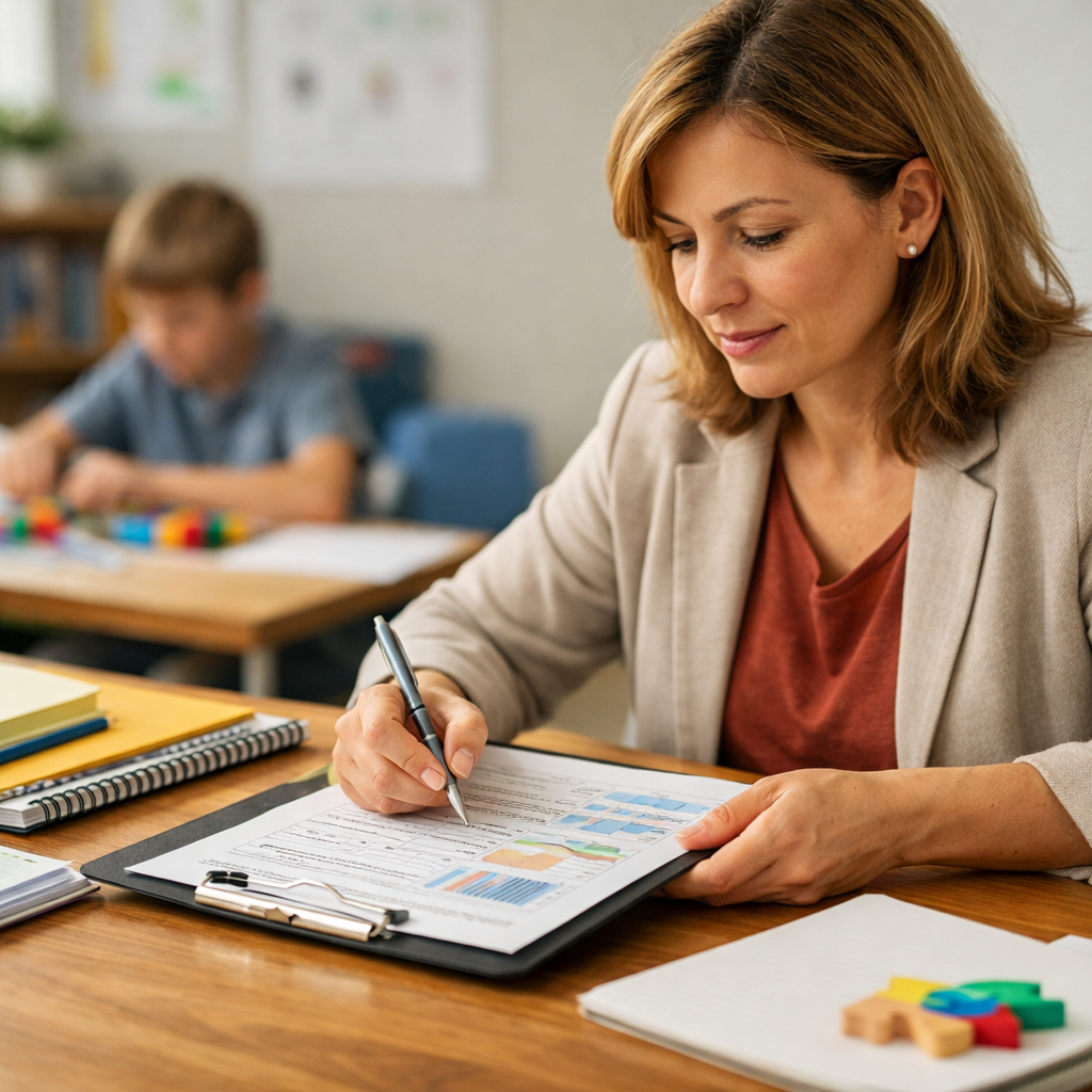 Autyzm / Zespół Aspergera w dokumentacji szkolnej: ocena efektywności PPP (wskaźniki + gotowe&nbsp;zapisy)