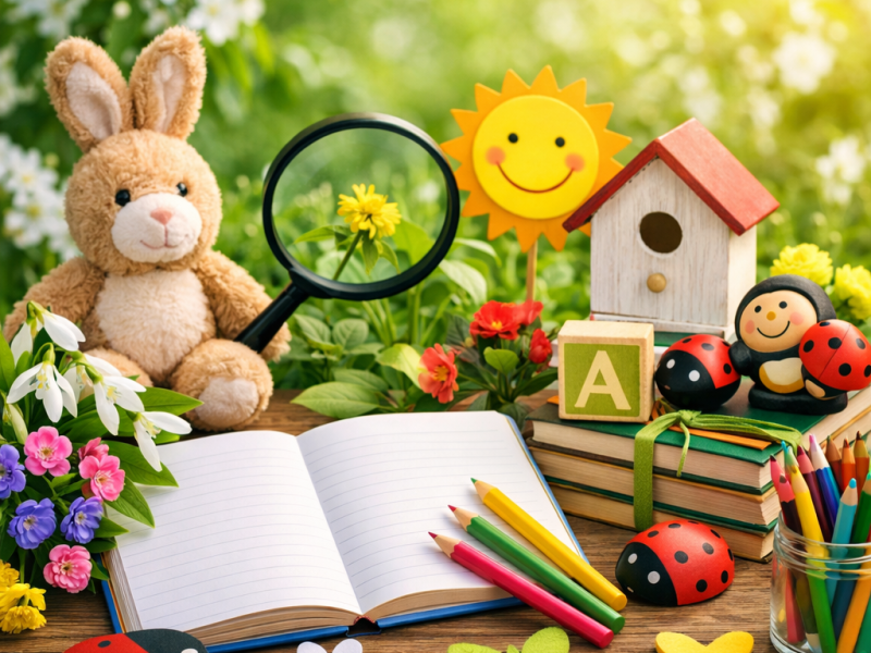 Wpisy do dziennika na marzec (dla przedszkolaków) – 60 gotowych tematów zajęć do&nbsp;przedszkola