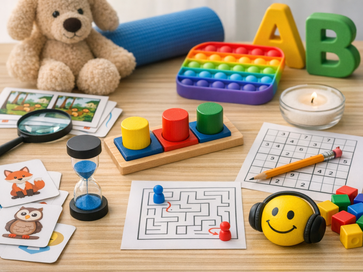 🧠 Trening koncentracji uwagi – scenariusz zajęć korekcyjno-kompensacyjnych (gotowe ćwiczenia +&nbsp;materiały)